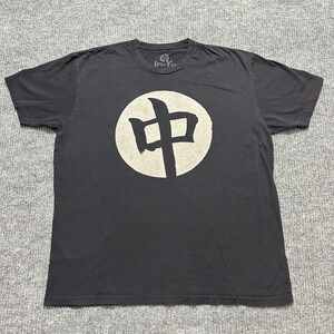 Naka Kon Anime Shirt Size 2XL Black Cotton Mens Graphic Tee Casual Short Sleeve